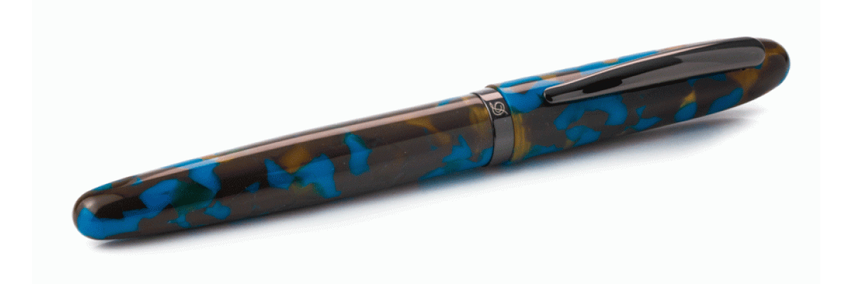Dallaiti - Classic - Penna Stilografica - Blu e Marrone Dallaiti - Classic - Penna Stilografica - Blu e Marrone