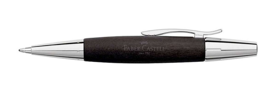 Faber Castell - E-Motion - Penna a sfera - Wood Black Faber Castell - E-Motion - Penna a sfera - Wood Black