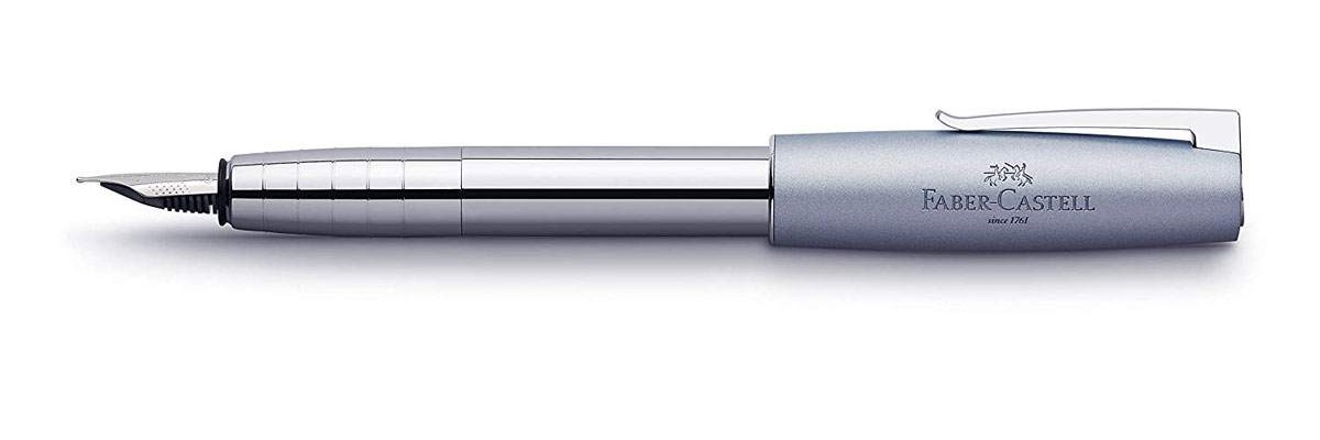 Faber Castell - Loom Metallic Grigio Azzurro - Stilografica Faber Castell - Loom Metallic Grigio Azzurro - Stilografica