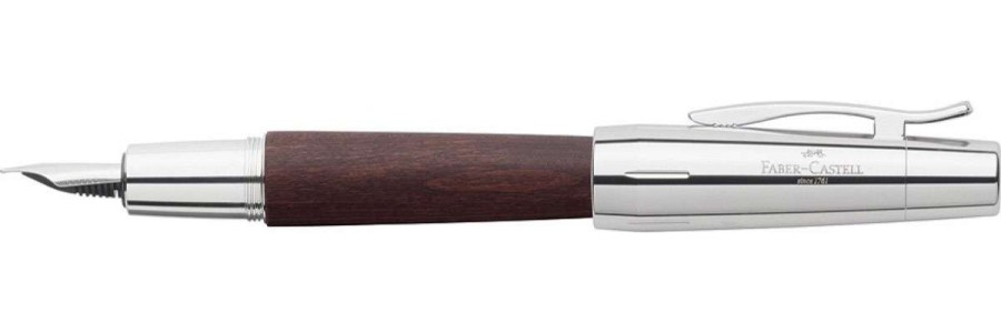 Faber Castell - E-Motion - Stilografica - Wood moka Faber Castell - E-Motion - Stilografica - Wood moka