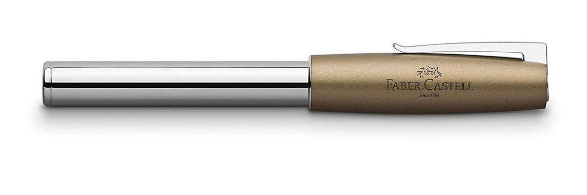 Faber Castell - Loom Metallic Olive Green - Rollerbal Faber Castell - Loom Metallic Olive Green - Rollerbal