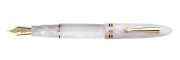 Leonardo Officina Italiana - Furore - White Salt GT - Fountain pen - Steel nib