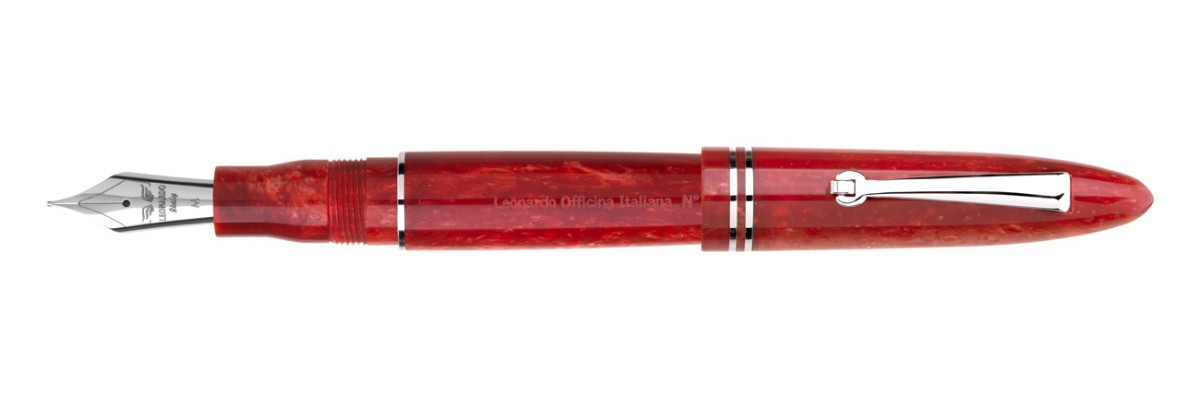 Leonardo Officina Italiana - Furore - Rosso Passione CT - Stilografica - Pennino acciaio Leonardo Officina Italiana - Furore - Rosso Passione CT - Stilografica - Pennino acciaio