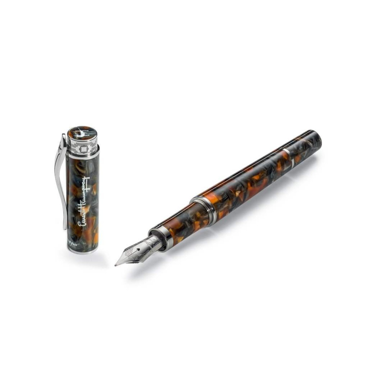 Montegrappa - Ernest Hemingway Novel Ambra - Stilografica Montegrappa - Ernest Hemingway Novel Ambra - Stilografica