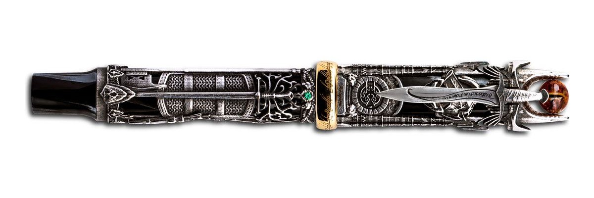 Montegrappa - Il signore degli Anelli - Stilografica Argento Montegrappa - Il signore degli Anelli - Stilografica Argento