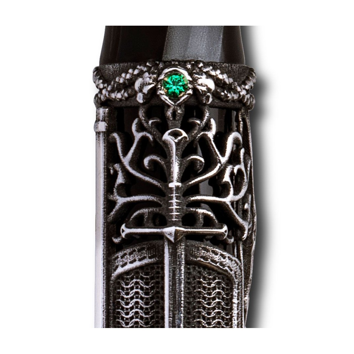 Montegrappa - Il signore degli Anelli - Stilografica Argento Montegrappa - Il signore degli Anelli - Stilografica Argento