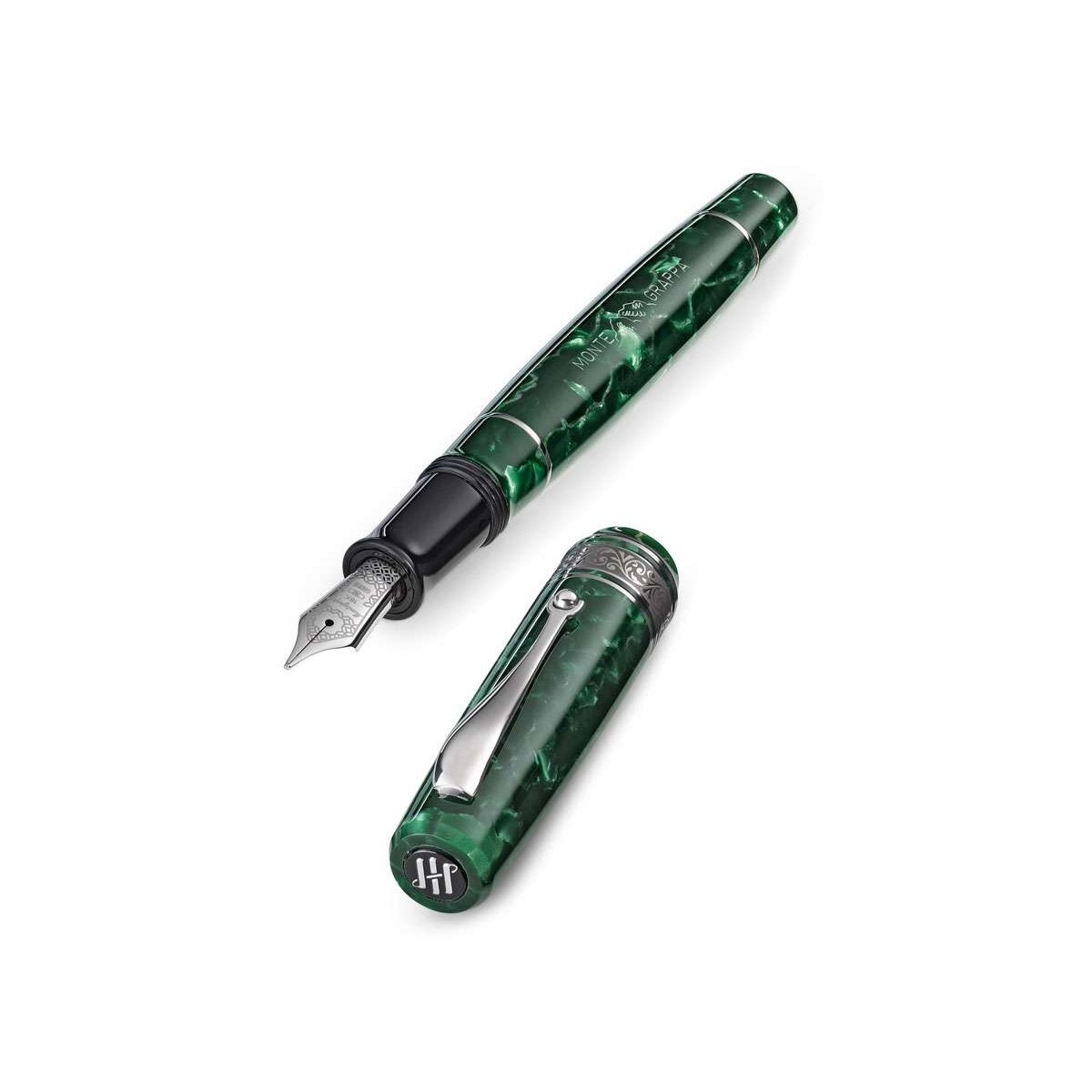 Montegrappa - Ammiraglio 1939 - Malachite Green - Fountain Pen Montegrappa - Ammiraglio 1939 - Malachite Green - Fountain Pen