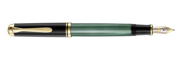 Pelikan - Souverän 400 - Verde Nera - Stilografica Pelikan - Souverän 400 - Verde Nera - Stilografica