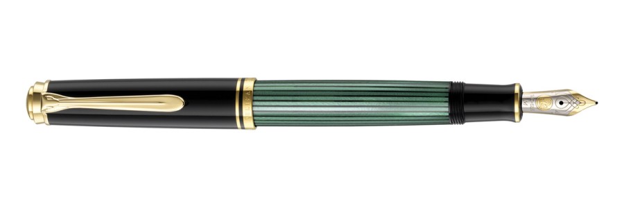 Pelikan - Souverän 600 - Verde Nera - Stilografica Pelikan - Souverän 600 - Verde Nera - Stilografica