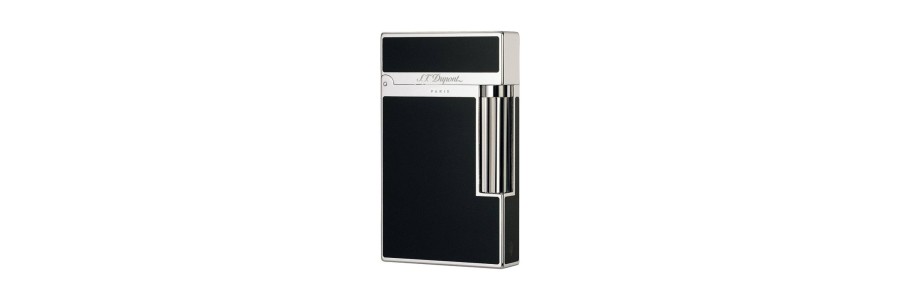 Dupont - 016296 - Accendino Linea 2 - Lacca Nera e Palladio Dupont - 016296 - Accendino Linea 2 - Lacca Nera e Palladio