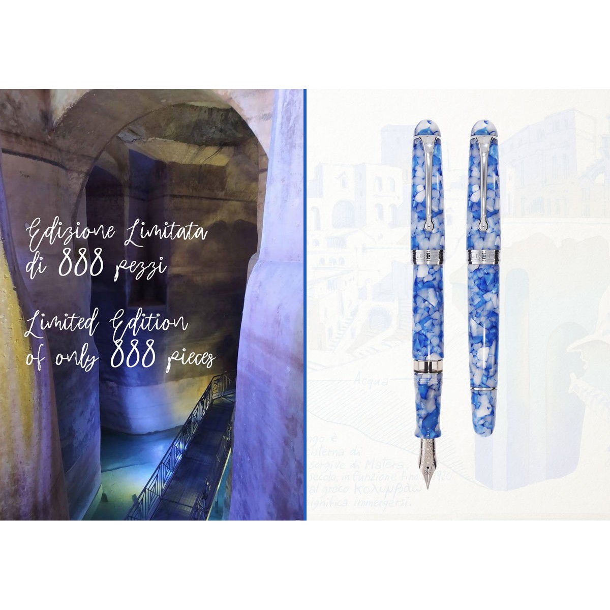 Aurora - 8"88" Matera - Fountain Pen Aurora - 8"88" Matera - Fountain Pen