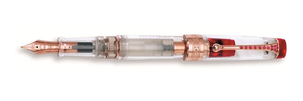 Aurora - Optima Demostrator - Fountain Pen Rubies Aurora - Optima Demostrator - Fountain Pen Rubies