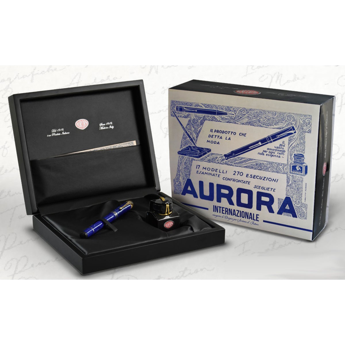 Aurora - Internazionale Blu - Finiture Oro Massiccio - Edizione Limitata Aurora - Internazionale Blu - Finiture Oro Massiccio - Edizione Limitata