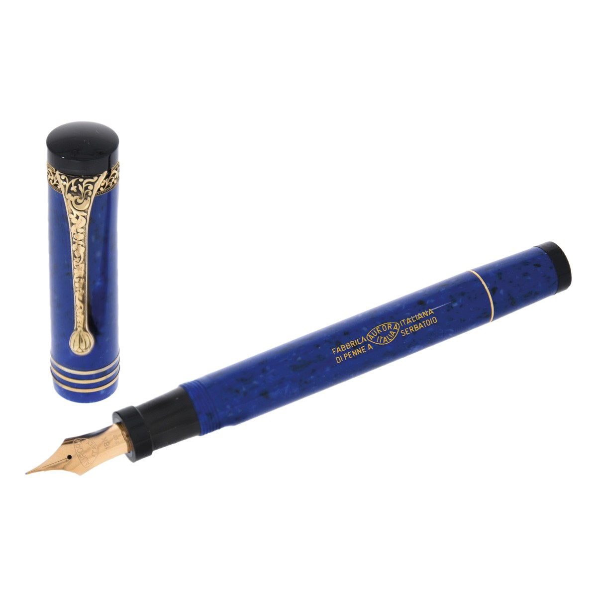 Aurora - Internazionale Blu - Finiture Oro Massiccio - Edizione Limitata Aurora - Internazionale Blu - Finiture Oro Massiccio - Edizione Limitata