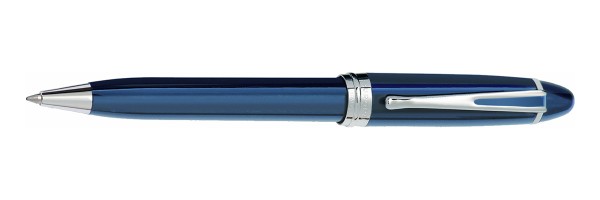 Aurora - Ipsilon Deluxe Blue Chrome - Ballpoint Aurora - Ipsilon Deluxe Blue Chrome - Ballpoint