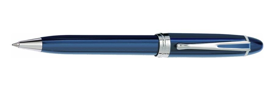 Aurora - Ipsilon Deluxe Blue Chrome - Ballpoint Aurora - Ipsilon Deluxe Blue Chrome - Ballpoint