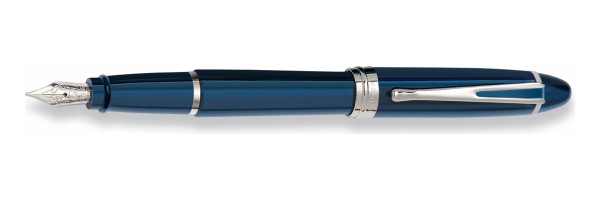 Aurora - Ipsilon Deluxe Blue Chrome - Fountain Pen Aurora - Ipsilon Deluxe Blue Chrome - Fountain Pen