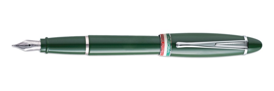 Aurora - Ipsilon Italia - Green Glossy Resin - Fountain Pen Aurora - Ipsilon Italia - Green Glossy Resin - Fountain Pen