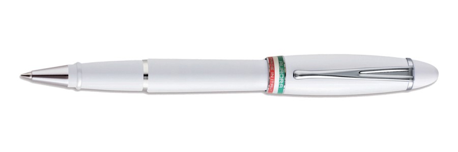 Aurora - Ipsilon Italia - White Glossy Resin - Rollerball Aurora - Ipsilon Italia - White Glossy Resin - Rollerball