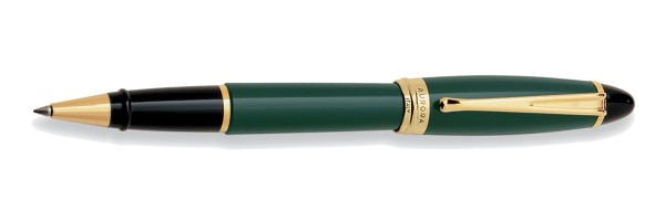 Aurora - Ipsilon - Glossy Resin - Emerald Green - Rollerball Pen Aurora - Ipsilon - Glossy Resin - Emerald Green - Rollerball Pen