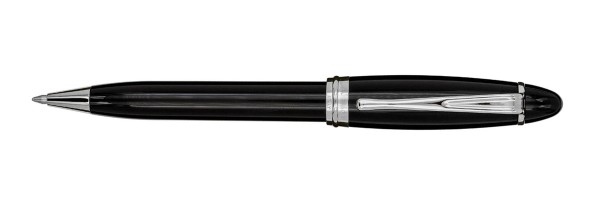 Aurora - Ipsilon - Chrome Glossy Resin - Black - Ballpoint Pen Aurora - Ipsilon - Chrome Glossy Resin - Black - Ballpoint Pen