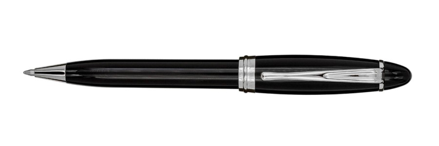 Aurora - Ipsilon - Chrome Glossy Resin - Black - Ballpoint Pen Aurora - Ipsilon - Chrome Glossy Resin - Black - Ballpoint Pen