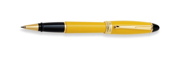 Aurora - Ipsilon - Glossy Resin - Yellow - Rollerball Pen Aurora - Ipsilon - Glossy Resin - Yellow - Rollerball Pen