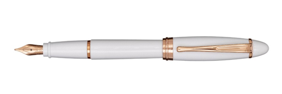 Aurora - Ipsilon - Glossy Resin - White - Fountain Pen Aurora - Ipsilon - Glossy Resin - White - Fountain Pen