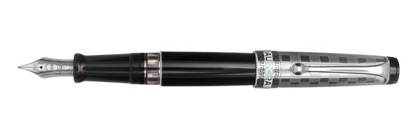 Aurora - Optima - Decò Argento - Penna Stilografica Aurora - Optima - Decò Argento - Penna Stilografica