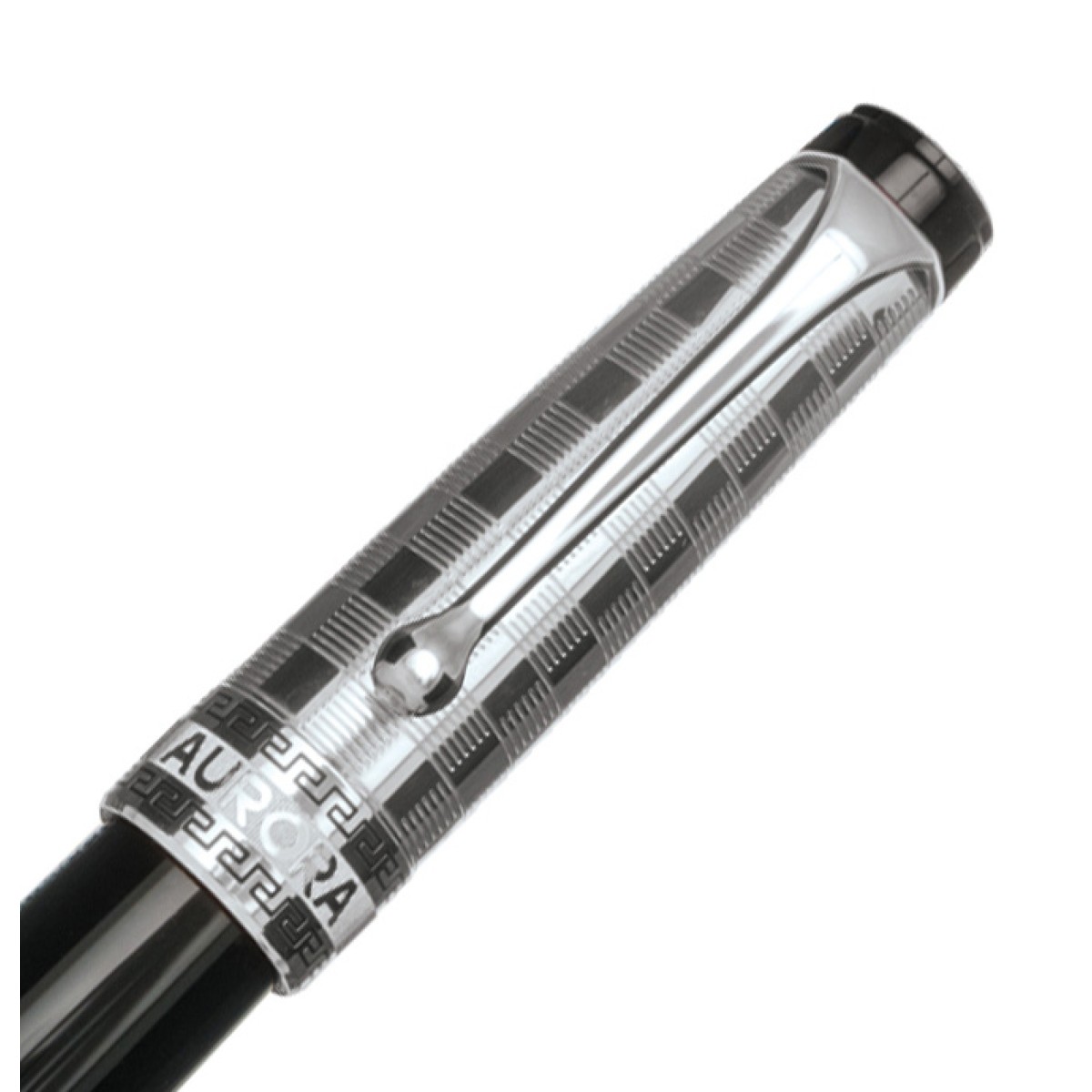 Aurora - Optima - Decò Argento - Penna Stilografica Aurora - Optima - Decò Argento - Penna Stilografica