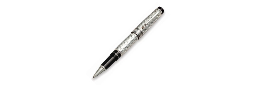 Aurora - Optima - Riflessi - Solid Silver - Rollerball Pen Aurora - Optima - Riflessi - Solid Silver - Rollerball Pen