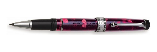 Aurora - Optima Burgundy Chrome - Rollerball Pen Aurora - Optima Burgundy Chrome - Rollerball Pen