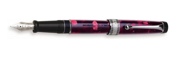 Aurora - Optima Burgundy Chrome - Fountain Pen Aurora - Optima Burgundy Chrome - Fountain Pen
