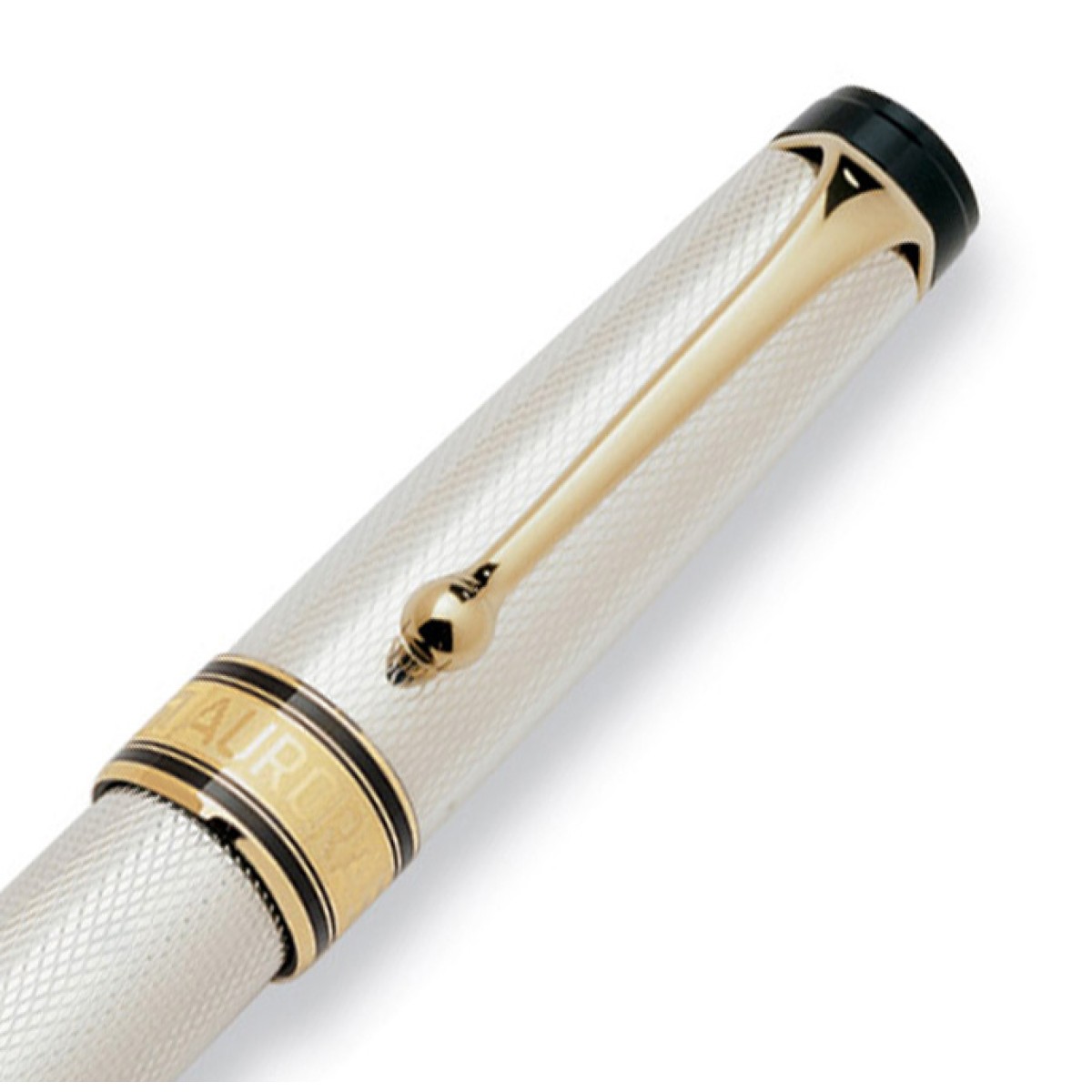 Aurora - Optima - Silver Grana Riso - Fountain Pen Aurora - Optima - Silver Grana Riso - Fountain Pen