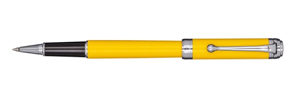 Aurora - Talentum - Glossy Yellow and Chrome - Finesse Rollerball Pen Aurora - Talentum - Glossy Yellow and Chrome - Finesse Rollerball Pen