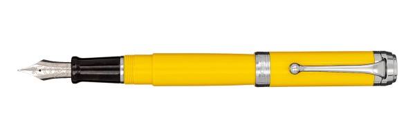Aurora - Talentum - Glossy Yellow and Chrome - Big Fountain Pen Aurora - Talentum - Glossy Yellow and Chrome - Big Fountain Pen