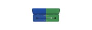 Caran d'Ache - 849 Paul Smith 2023 - Cobalt Blue and Emerald Green - Penna a sfera Caran d'Ache - 849 Paul Smith 2023 - Cobalt Blue and Emerald Green - Penna a sfera
