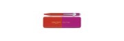 Caran d'Ache - 849 Paul Smith 2023 - Warm Red and Melrose - Penna a sfera Caran d'Ache - 849 Paul Smith 2023 - Warm Red and Melrose - Penna a sfera