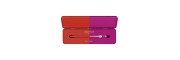 Caran d'Ache - 849 Paul Smith 2023 - Warm Red and Melrose - Penna a sfera Caran d'Ache - 849 Paul Smith 2023 - Warm Red and Melrose - Penna a sfera