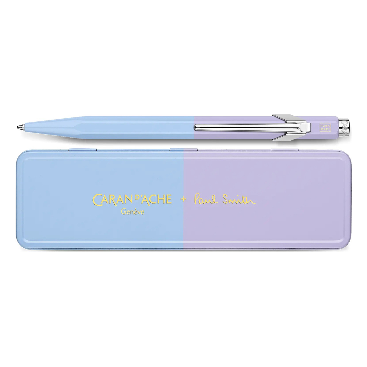 Caran d'Ache - 849 Paul Smith 2023 - Sky Blue and Lavender - Penna a sfera Caran d'Ache - 849 Paul Smith 2023 - Sky Blue and Lavender - Penna a sfera