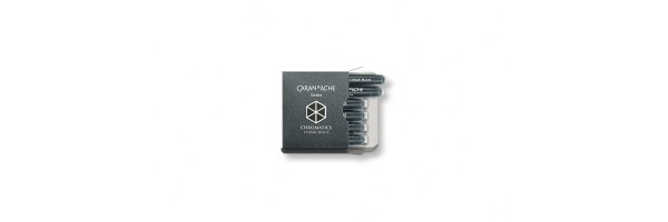 Caran d'Ache - Cartucce di Inchiostro - Cosmic Black Caran d'Ache - Cartucce di Inchiostro - Cosmic Black