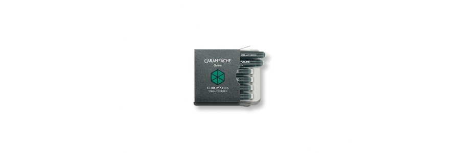 Caran d'Ache - Cartucce di Inchiostro - Vibrant Green Caran d'Ache - Cartucce di Inchiostro - Vibrant Green