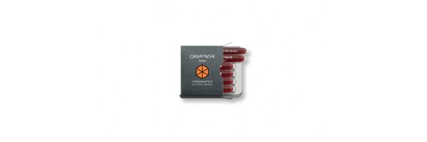 Caran d'Ache - Cartucce di Inchiostro - Electric Orange Caran d'Ache - Cartucce di Inchiostro - Electric Orange