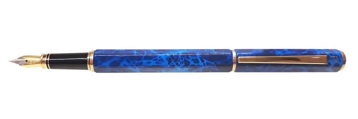 Caran d'Ache - Ecridor Lacca - Penna stilografica - Blu Caran d'Ache - Ecridor Lacca - Penna stilografica - Blu