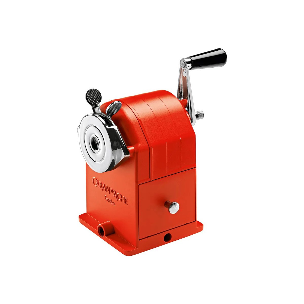 Caran D'ache - Crank Pencil Sharpener Red Caran D'ache - Crank Pencil Sharpener Red