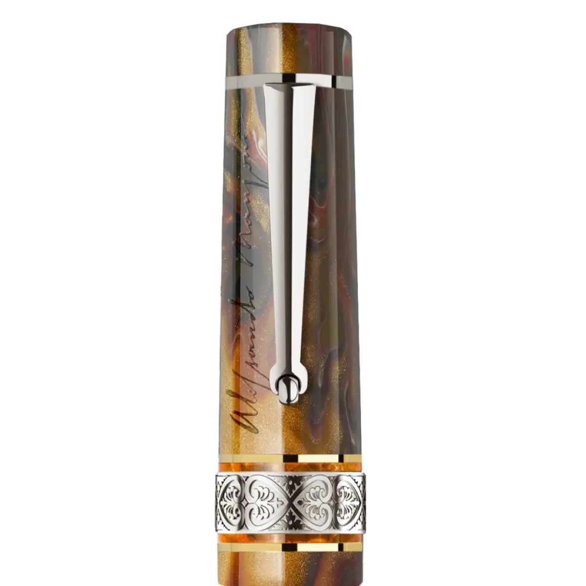 Delta - Alessandro Manzoni - Fountain Pen - Piston 14Kt Gold Nib Delta - Alessandro Manzoni - Fountain Pen - Piston 14Kt Gold Nib