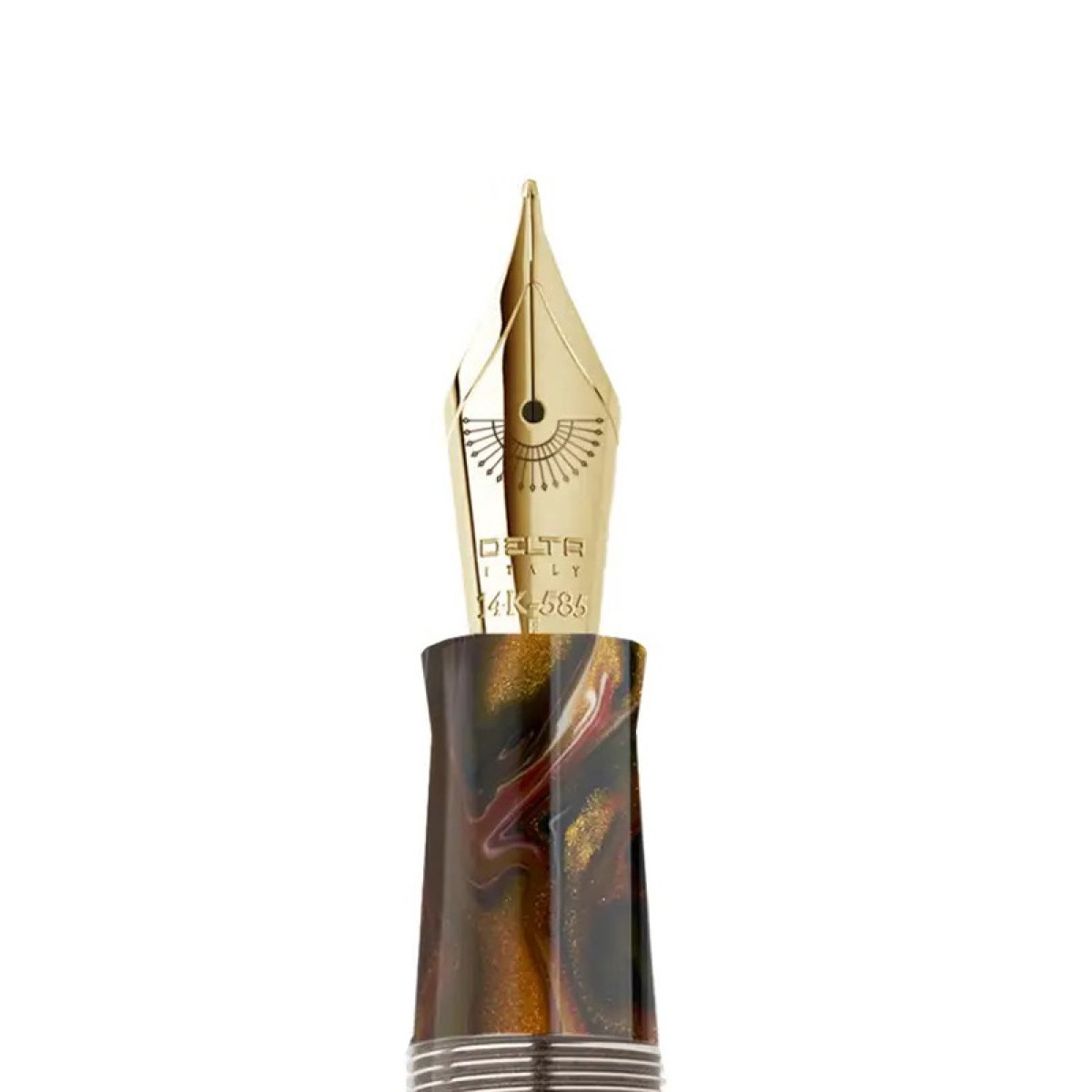 Delta - Alessandro Manzoni - Fountain Pen - Piston 14Kt Gold Nib Delta - Alessandro Manzoni - Fountain Pen - Piston 14Kt Gold Nib