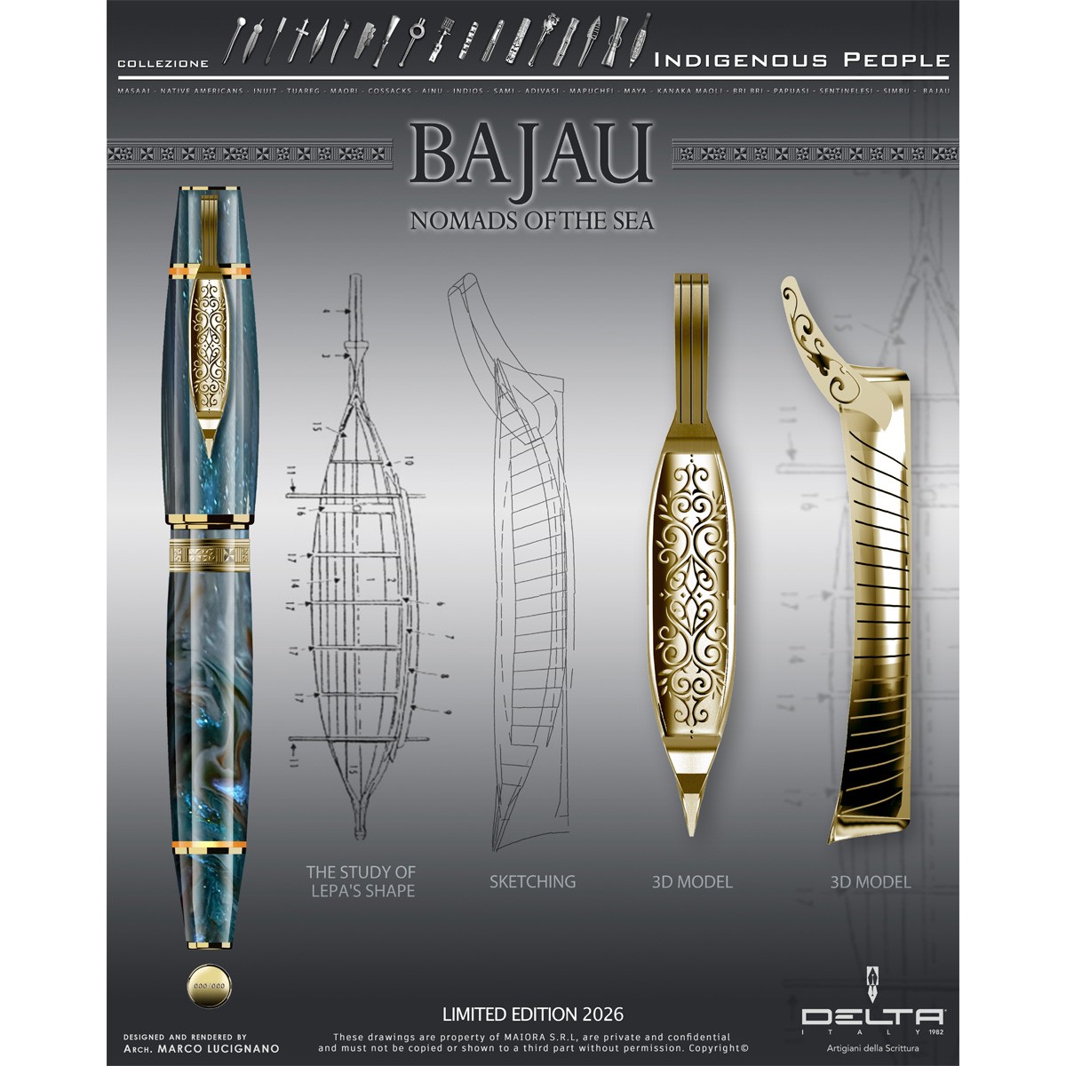 DELTA – Indigenous People - BAJAU - Stilografica