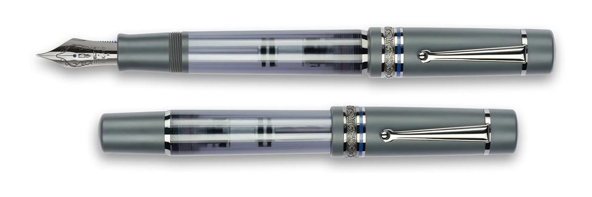 Delta - Prestige Matte Grey - Stilografica - Limited Edition Delta - Prestige Matte Grey - Stilografica - Limited Edition