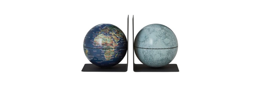 Emform - Bookend Globe - Physical 2 / Moon Emform - Bookend Globe - Physical 2 / Moon